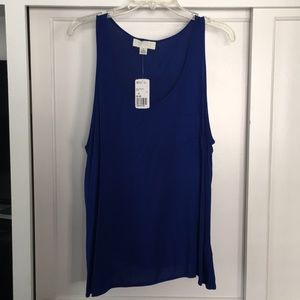 Royal Blue Chemise Pocket Tank